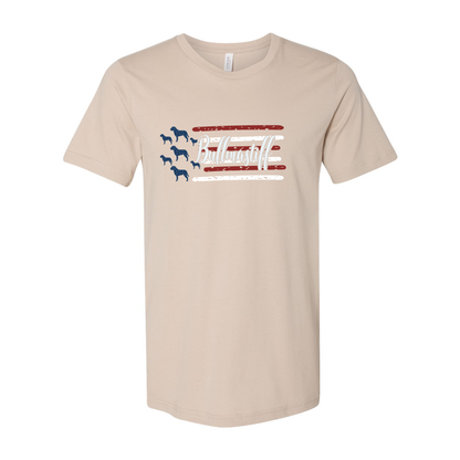 Test Flag Unisex Short Sleeve Jersey Tee - WagALotBowWow