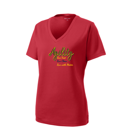 Orlando Shirt2 LST340 Sport-Tek® Ladies V - WagALotBowWow