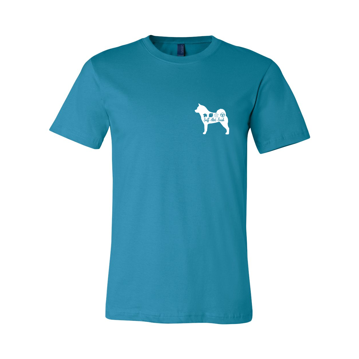 Akita Scent Sniff F/B Unisex SS Jersey Tee - WagALotBowWow