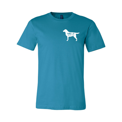 Labrador Scent F/B Unisex SS Jersey Tee - WagALotBowWow