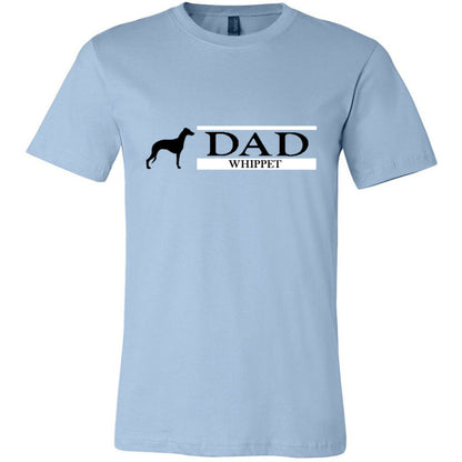 Whippet Dad Unisex Short Sleeve Jersey Tee - WagALotBowWow