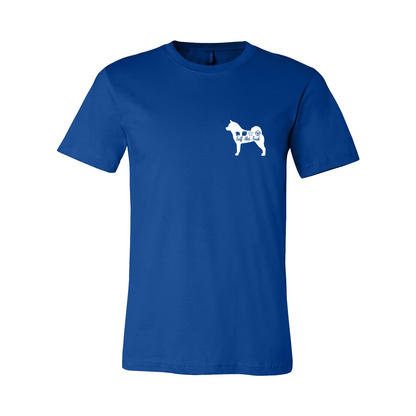 Akita Scent Sniff F/B Unisex SS Jersey Tee - WagALotBowWow