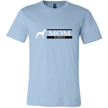 Whippet Mom White Unisex Short Sleeve Jersey Tee - WagALotBowWow
