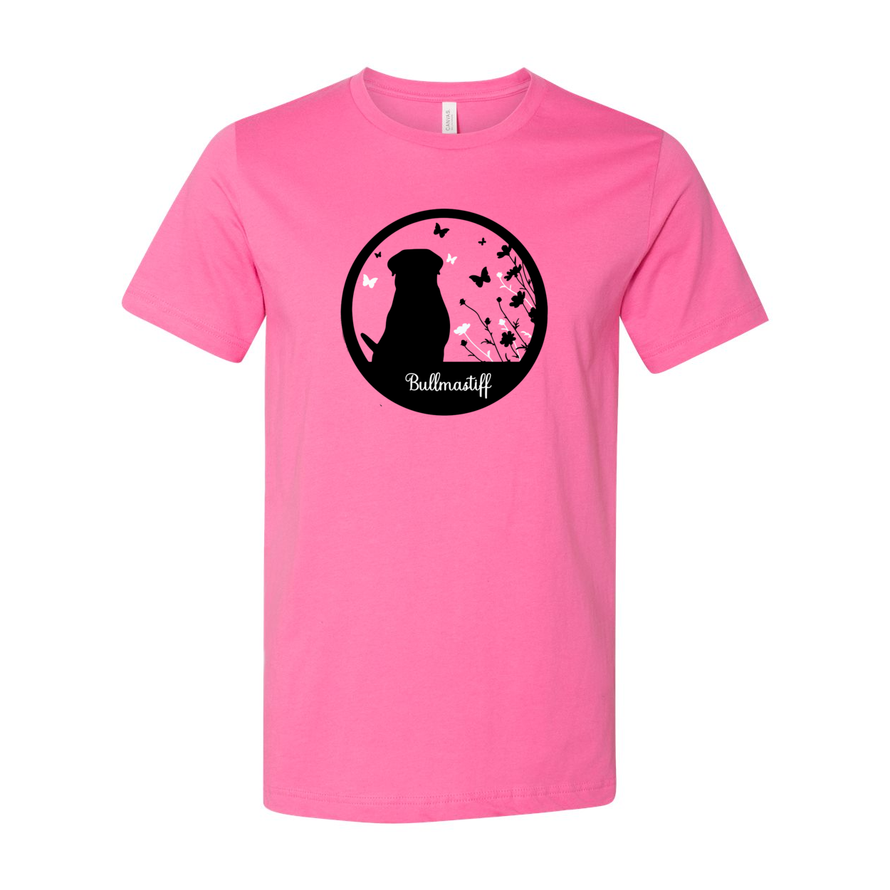Bullmastiff Flowers Unisex SS S,M,L,XL - WagALotBowWow