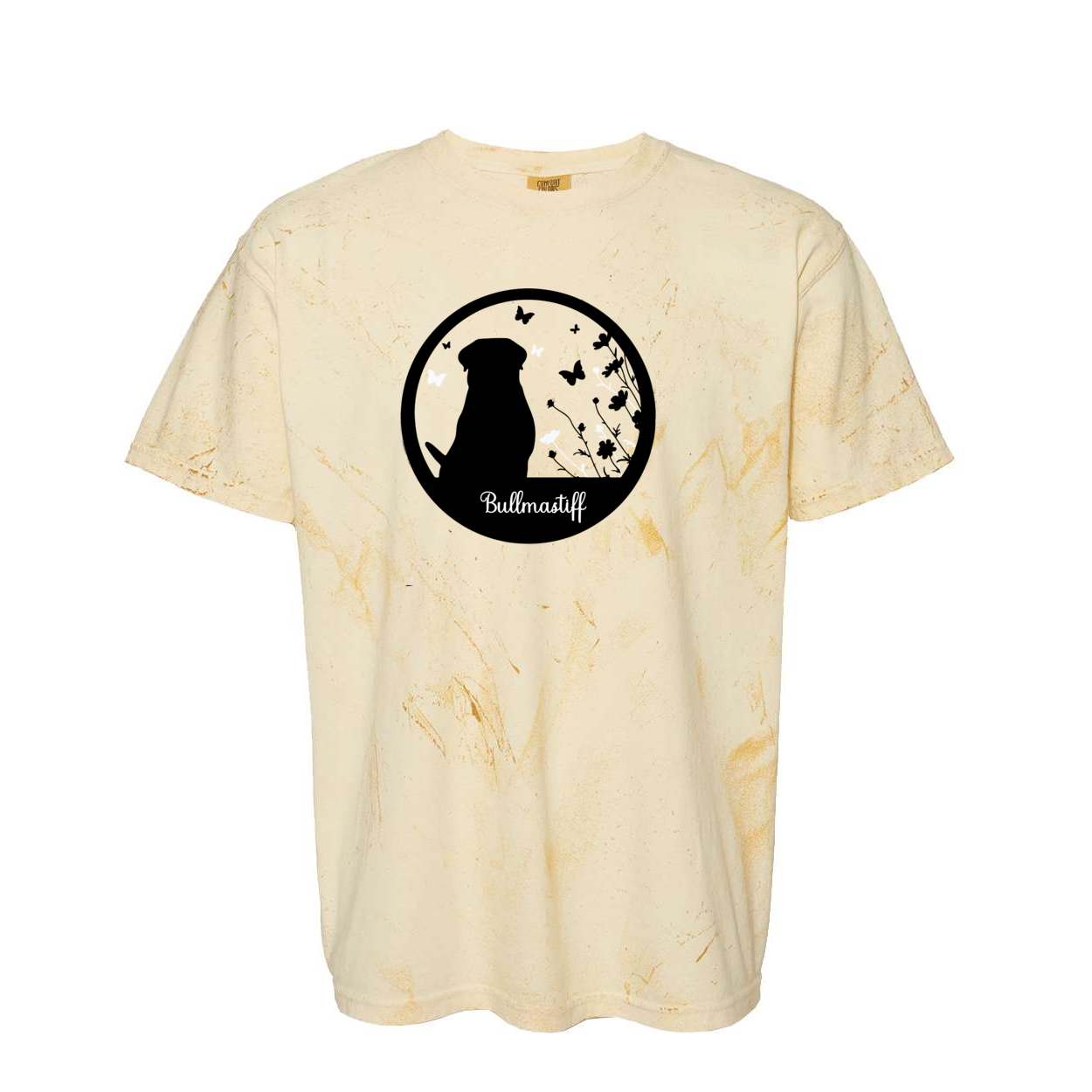 Bullmastiff Flowers Colorblast T-Shirt - WagALotBowWow
