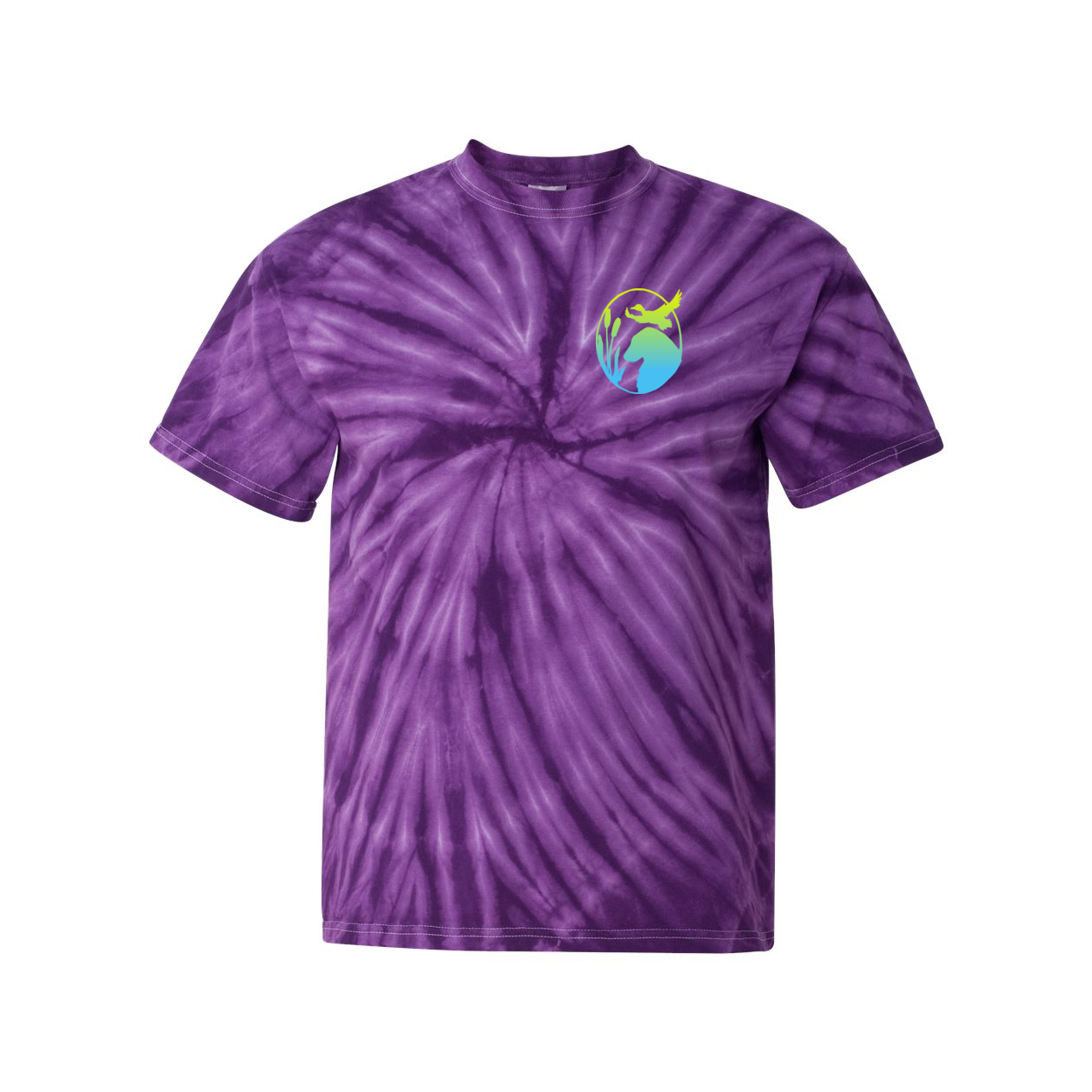 Flatty Life Front/Back Pinwheel SS T-Shirt - WagALotBowWow