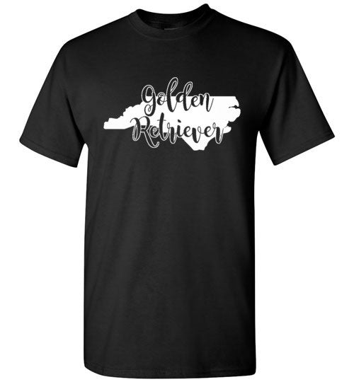 Unisex and Youth NC Golden Gildan Short Sleeve White Print T-Shirt - WagALotBowWow