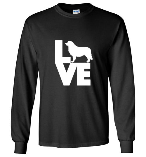 LOVE Leonberger Gildan Long Sleeve T-Shirt - WagALotBowWow