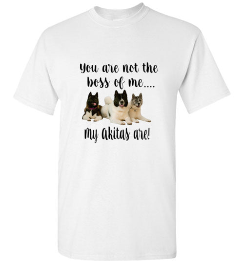 Custom Boss of Me Are Gildan Short Sleeve T-Shirt - WagALotBowWow