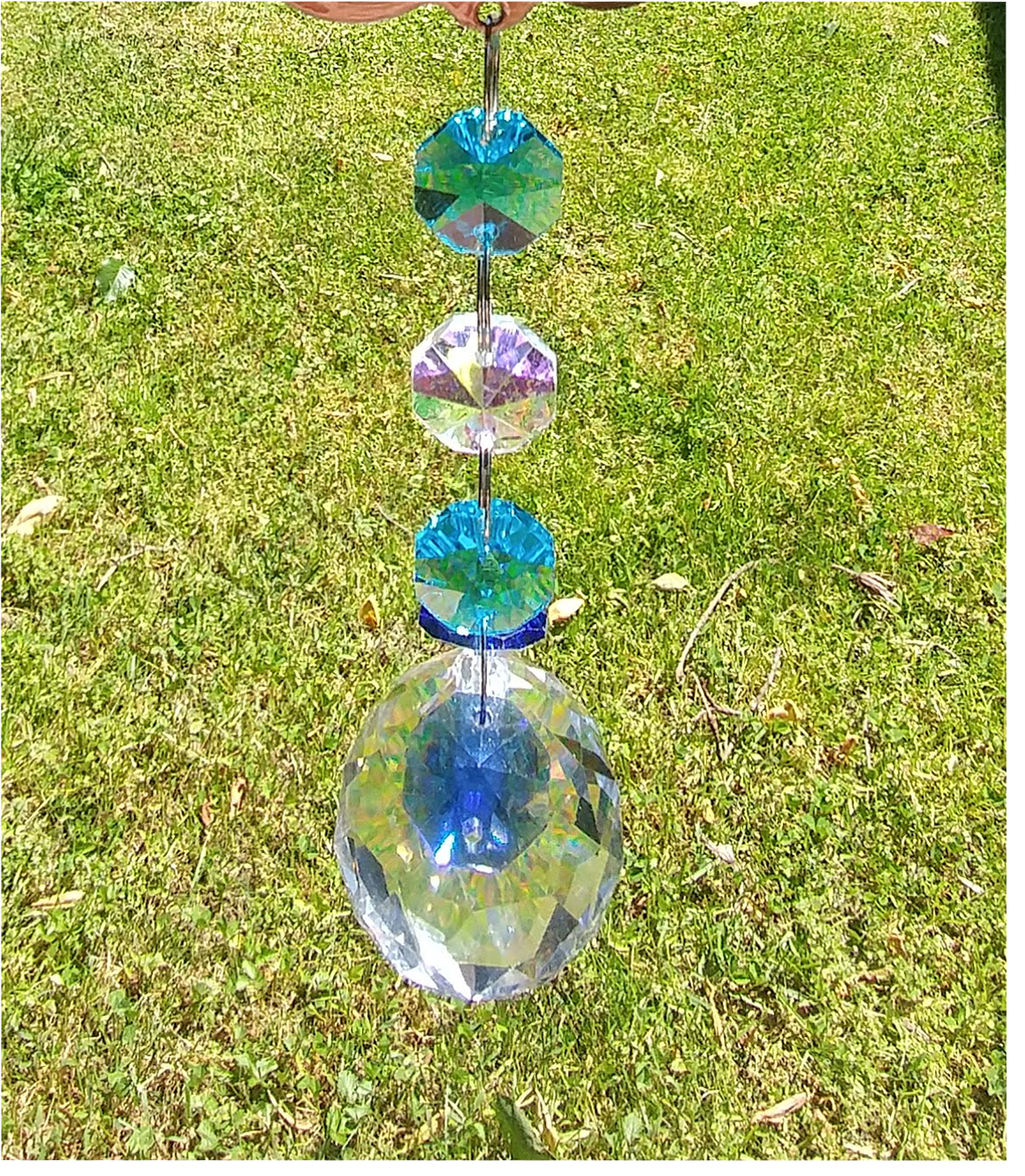 Mini Bone/Paw Wind Spinner with Jewels - WagALotBowWow