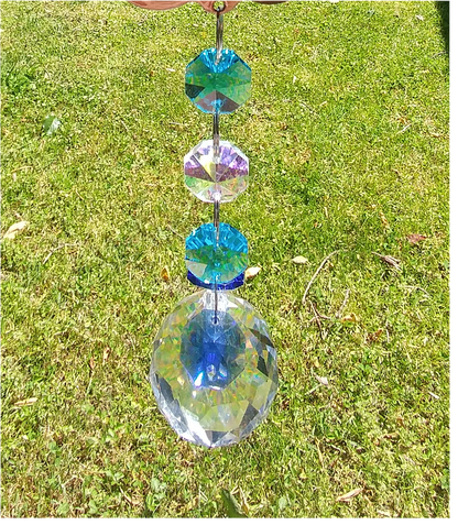 Mini Bone/Paw Wind Spinner with Jewels - WagALotBowWow