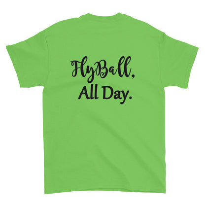 Fly Ball back Short sleeve t-shirt - WagALotBowWow