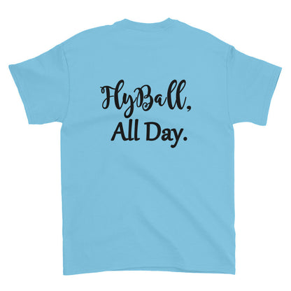 Fly Ball back Short sleeve t-shirt - WagALotBowWow