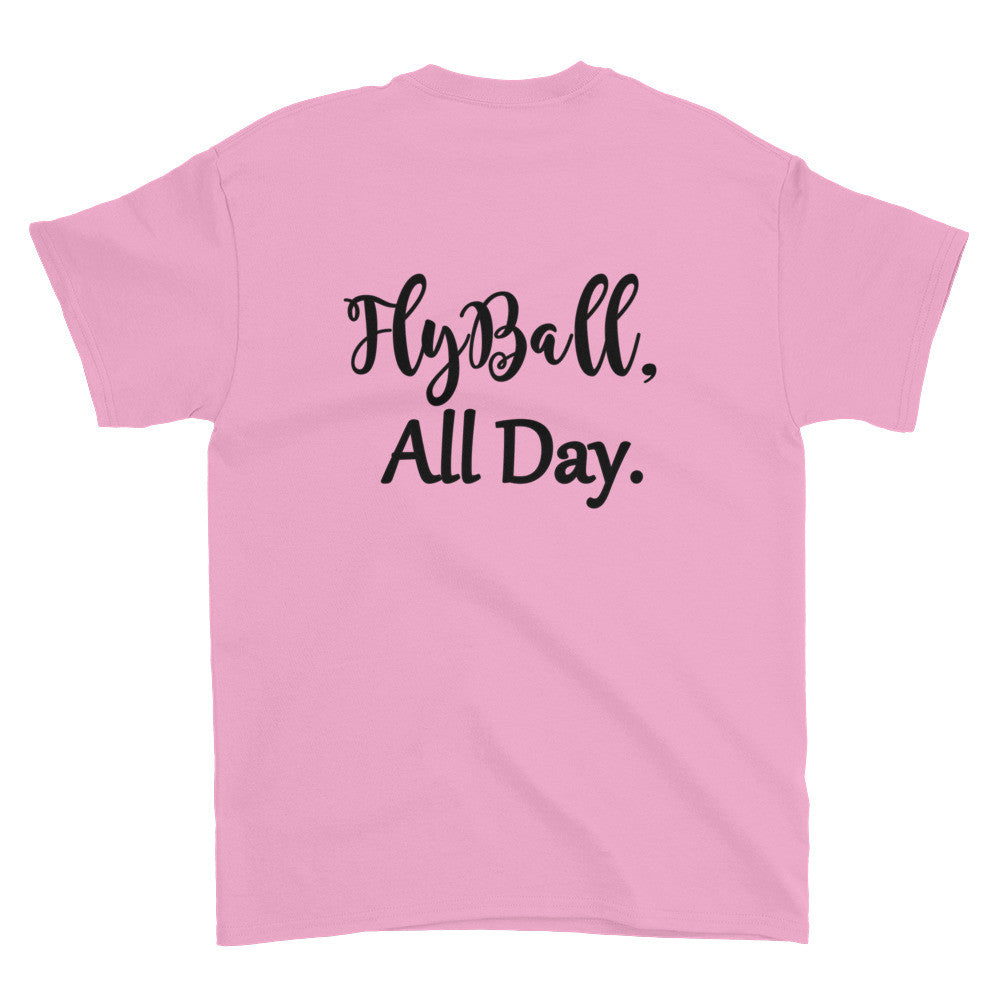 Fly Ball back Short sleeve t-shirt - WagALotBowWow