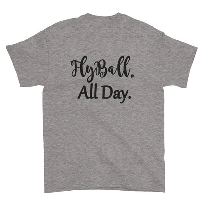 Fly Ball back Short sleeve t-shirt - WagALotBowWow