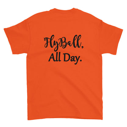 Fly Ball back Short sleeve t-shirt - WagALotBowWow