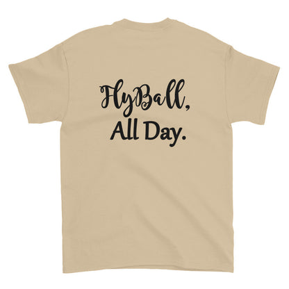 Fly Ball back Short sleeve t-shirt - WagALotBowWow