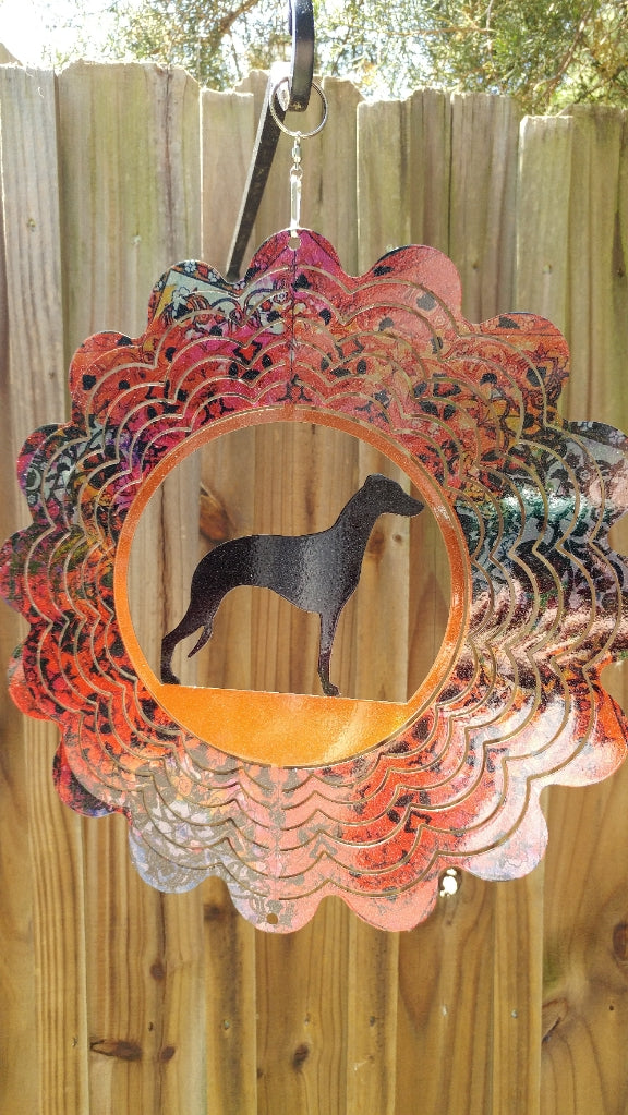 Whippet Wind Spinner - WagALotBowWow