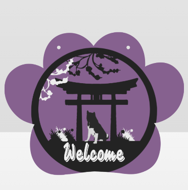 Custom Wooden Door Sign - WagALotBowWow