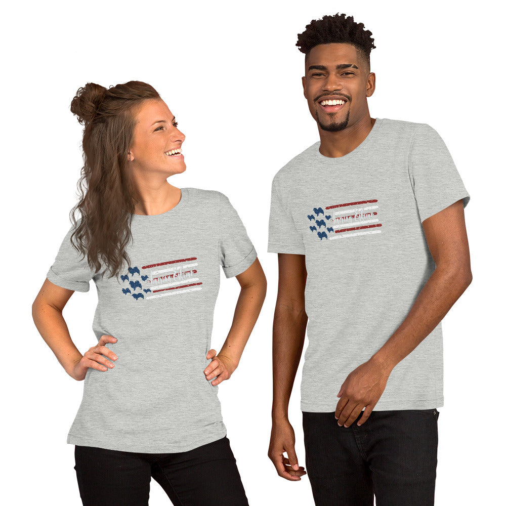 American Eskimo Short-sleeve unisex t-shirt - WagALotBowWow