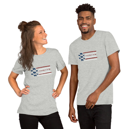 American Eskimo Short-sleeve unisex t-shirt - WagALotBowWow