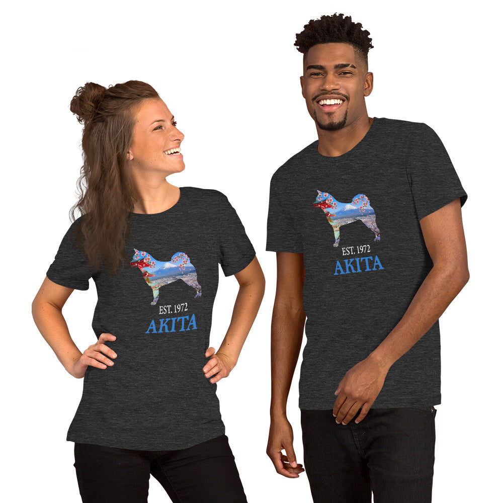 Est. 1972 Akita Unisex t-shirt - WagALotBowWow