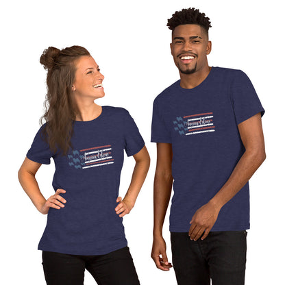 American Eskimo Short-sleeve unisex t-shirt - WagALotBowWow