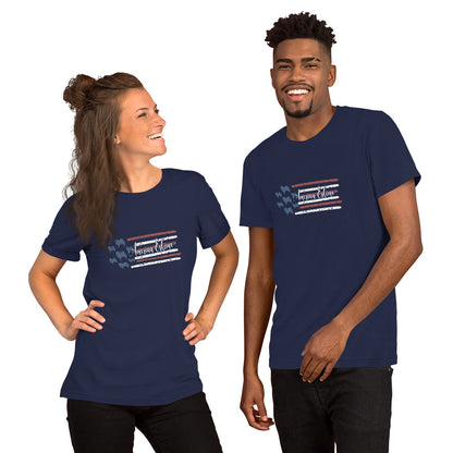 American Eskimo Short-sleeve unisex t-shirt - WagALotBowWow