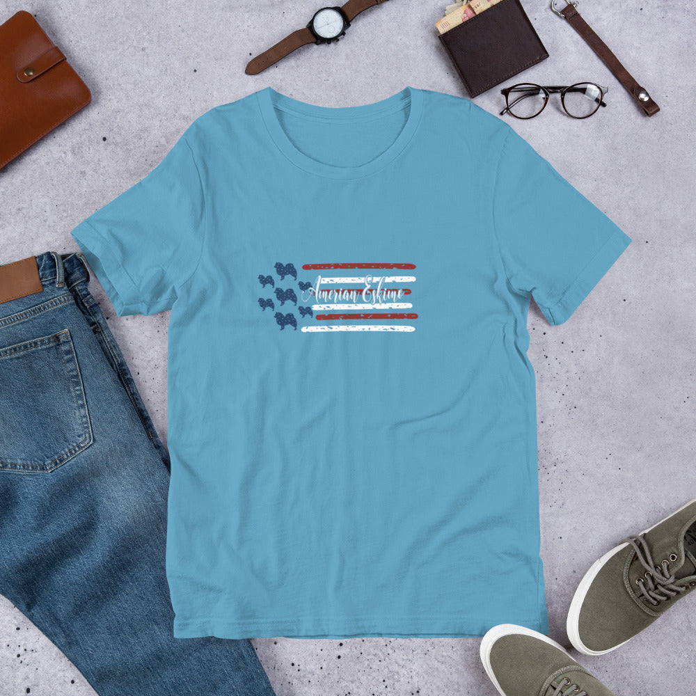 American Eskimo Short-sleeve unisex t-shirt - WagALotBowWow