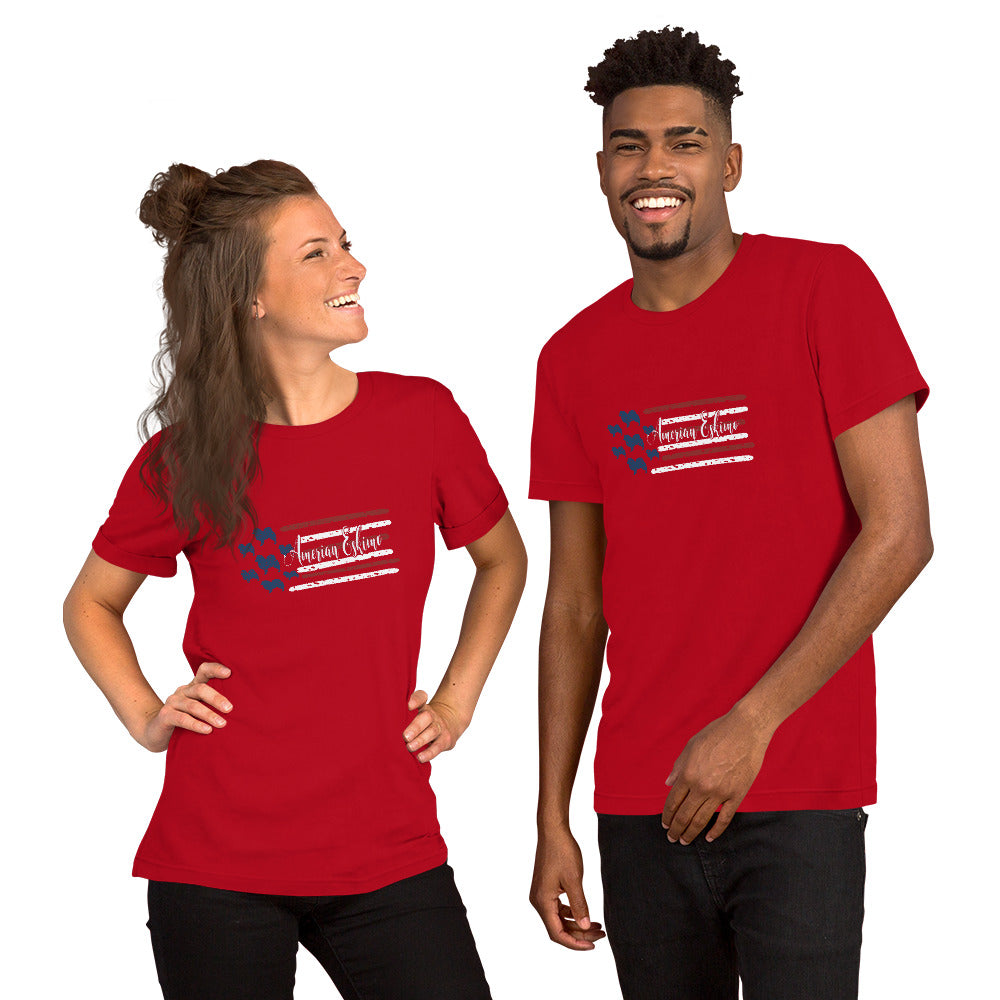American Eskimo Short-sleeve unisex t-shirt - WagALotBowWow