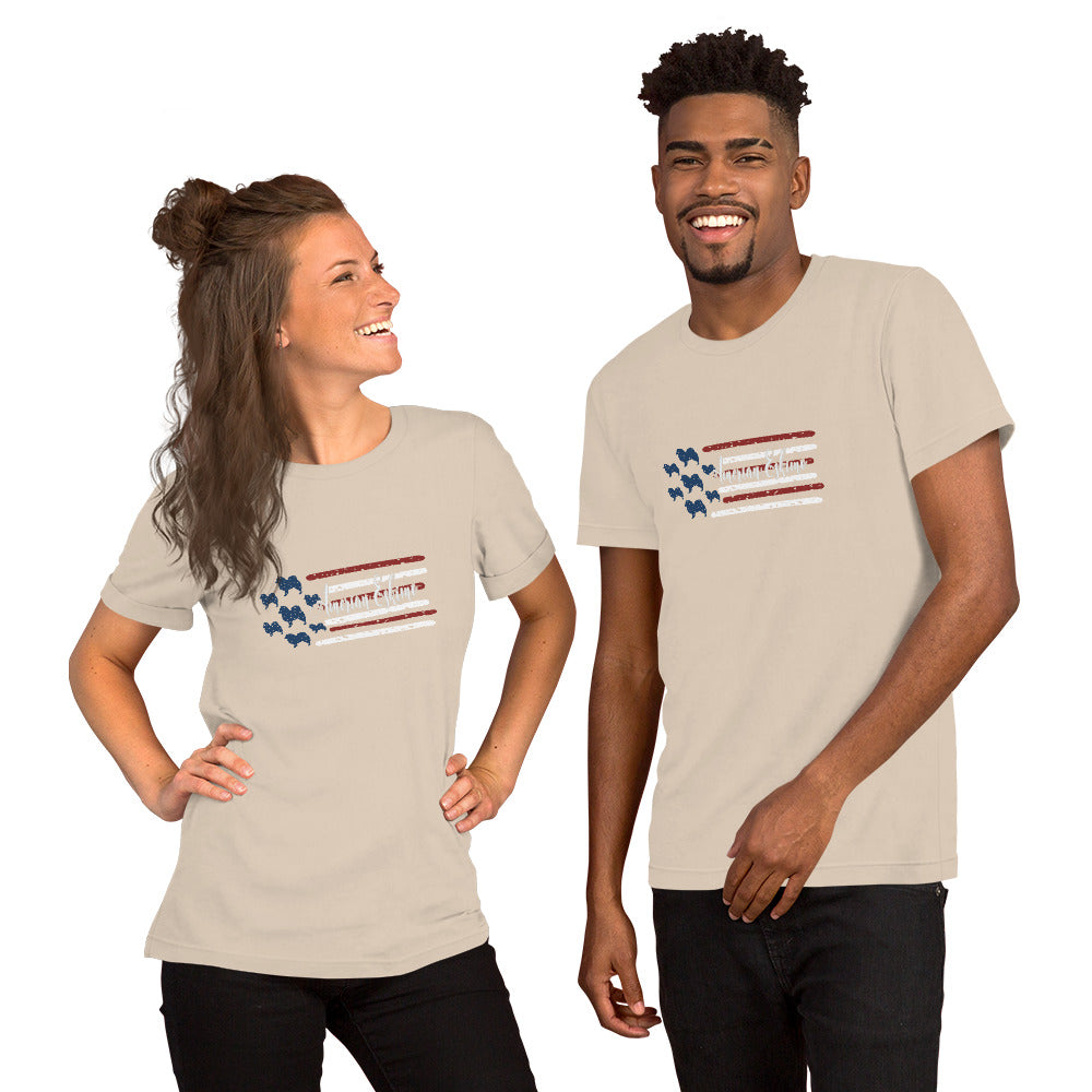American Eskimo Short-sleeve unisex t-shirt - WagALotBowWow