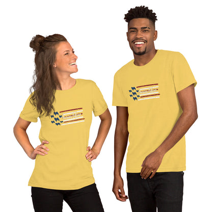 American Eskimo Short-sleeve unisex t-shirt - WagALotBowWow