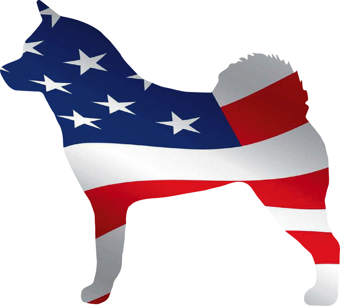 VA Beach Akita Bubble-free stickers - WagALotBowWow