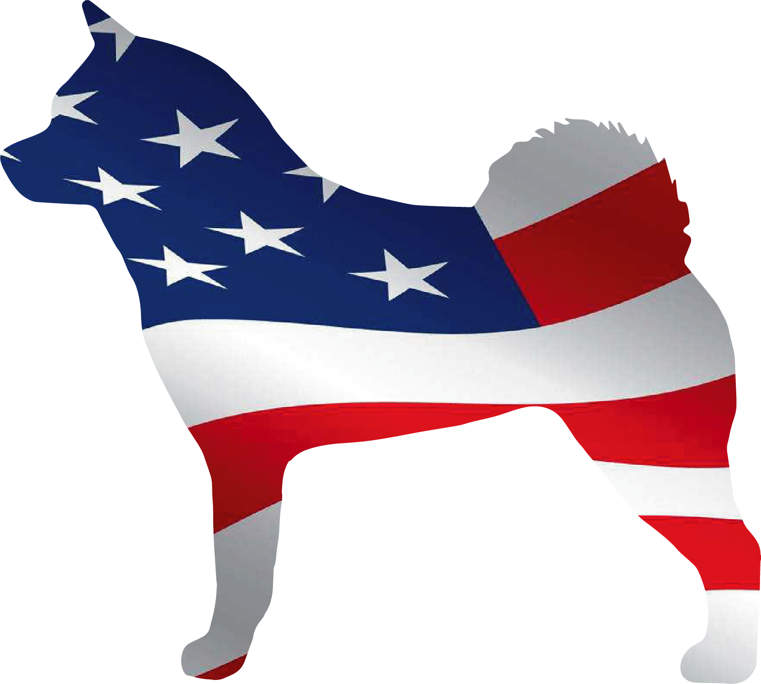 VA Beach Akita Bubble-free stickers - WagALotBowWow