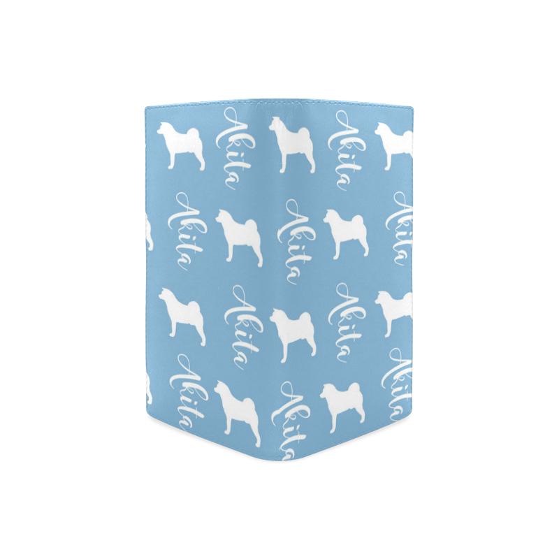 Leather Wallet 11 Slot Akita Design - WagALotBowWow