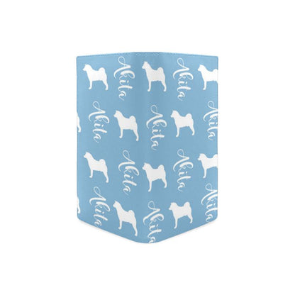 Leather Wallet 11 Slot Akita Design - WagALotBowWow